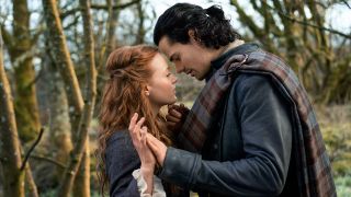 harriet slater and jamie roy in outlander: blood of my blood season 1