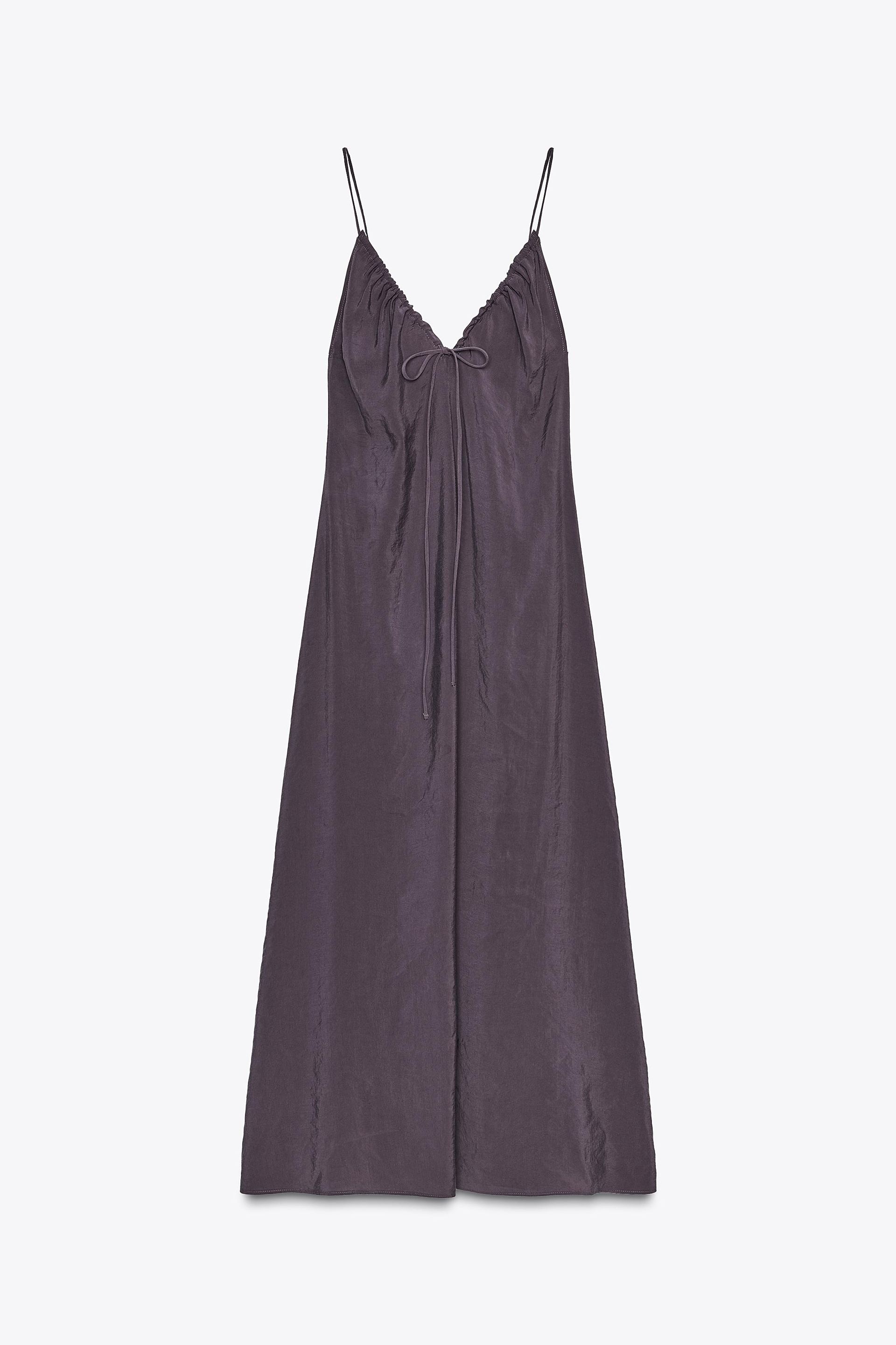 Flowy Ruffled V-Neck Midi Dress