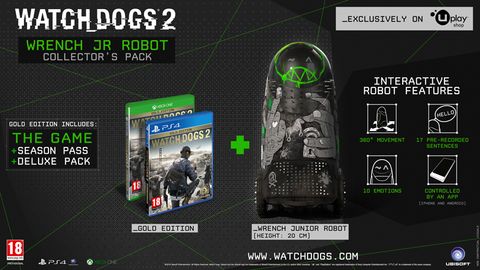 Watch Dogs 2 Only Has Six Different Editions And One Of Them Comes With Your Very Own Robot Friend Gamesradar