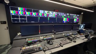 The Riedel Bolero systems in use in a control room. 