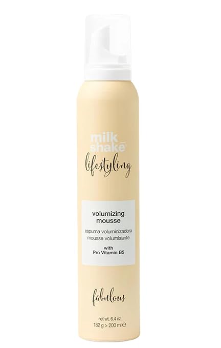 Milk_shake Lifestyling Volumizing Mousse - Medium to Strong Holding Foam | Provides Body, Volume, and Curl Retention | 6.4 Oz (200 Ml)
