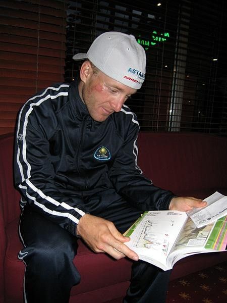 Levi Leipheimer is impressed with the stage 14 profile, but wasn't sure about his own form