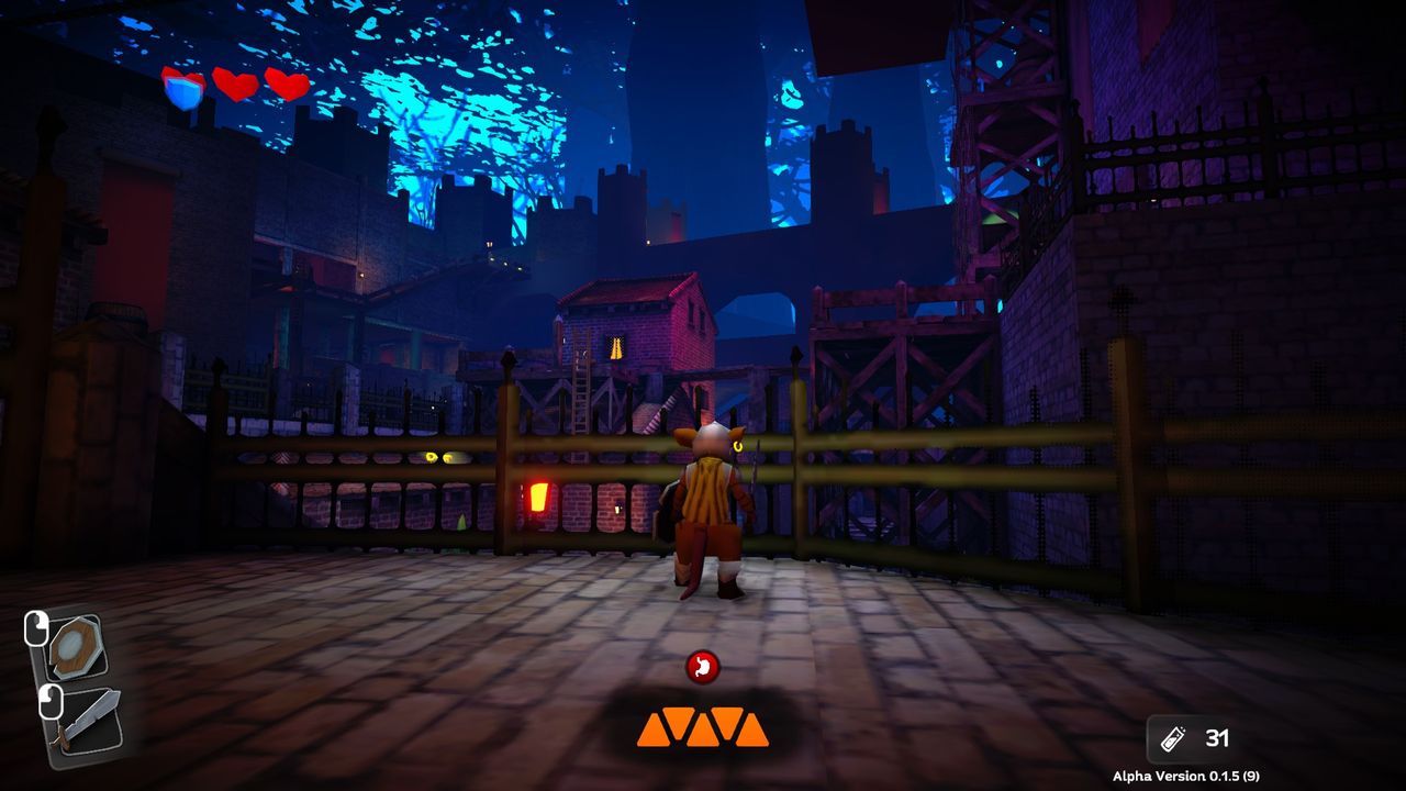 Several screenshots showing the environments and systems of Mouseward, a soulslike where you play a mouse in a fallen kingdom.