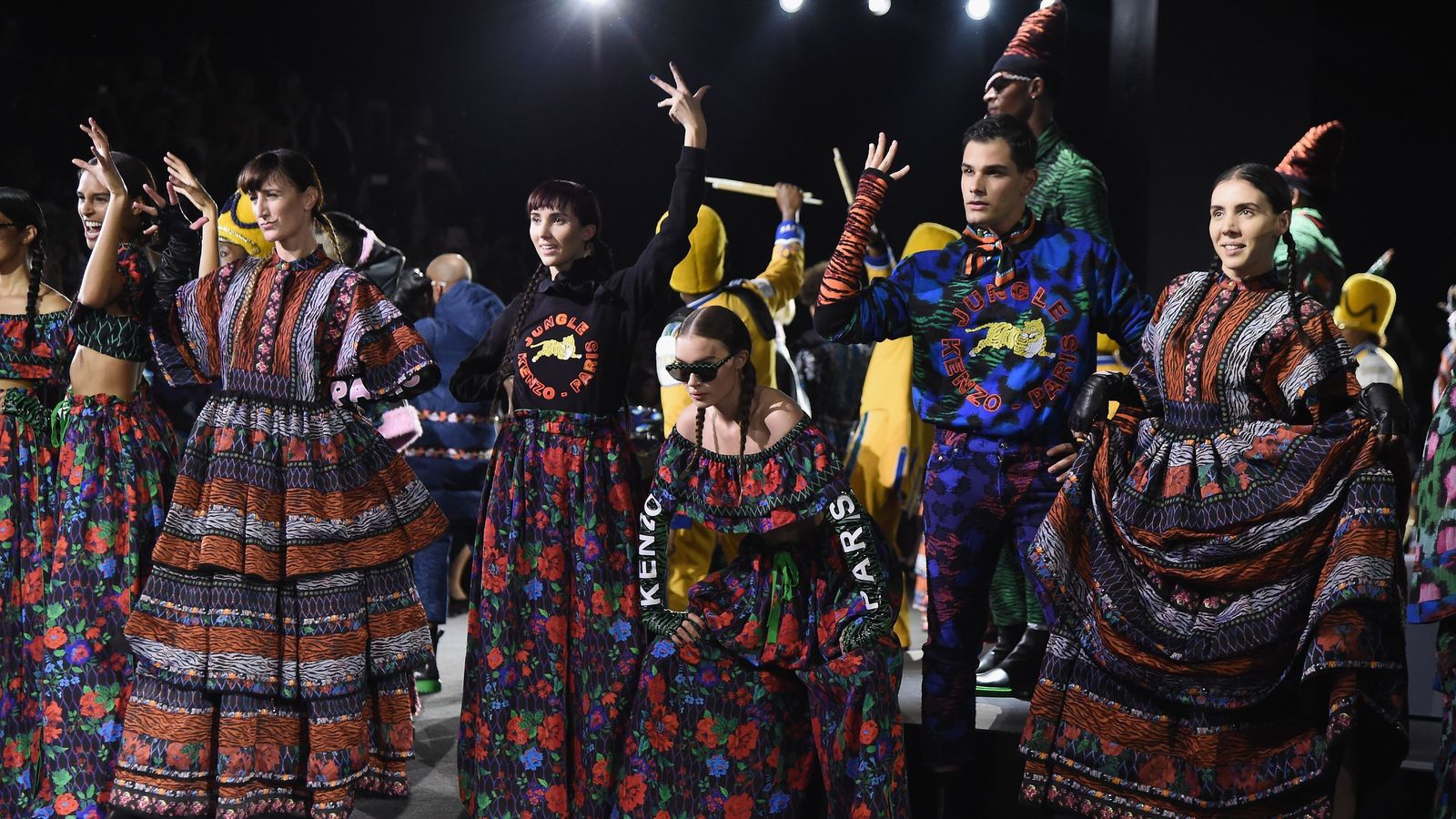 Kenzo x H&M Fashion Show - Kenzo H&M Runway | Marie Claire