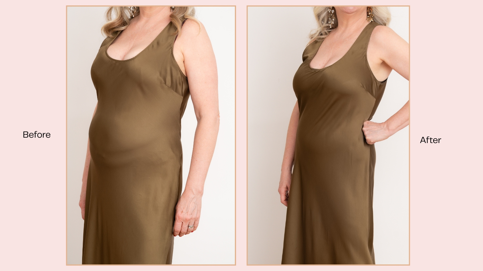 Julie player showing Shapermint before &amp;amp; after