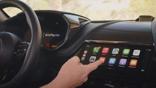 Apple CarPlay Ultra in use