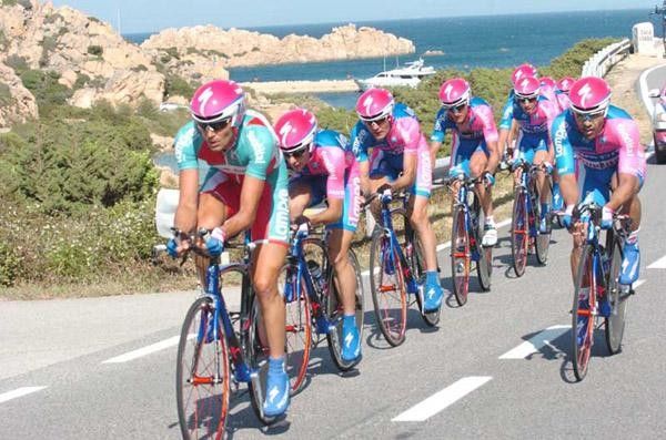 Lampre had a strong ride thanks to Marzio Bruseghin, the Italian TT champ.