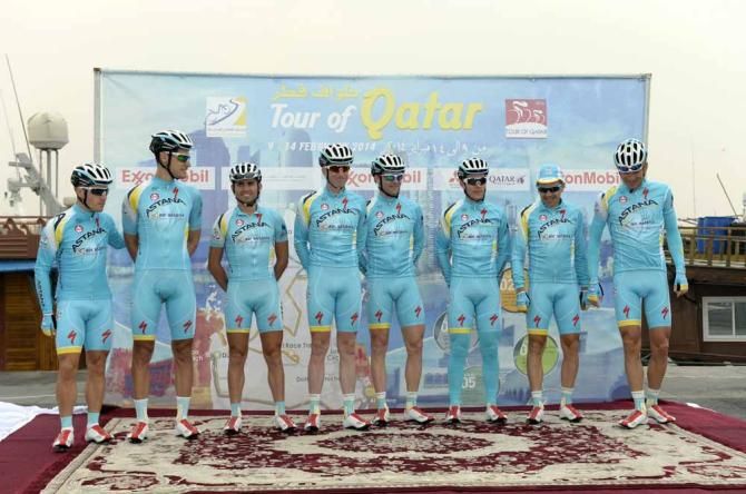 Astana are presented before the stage