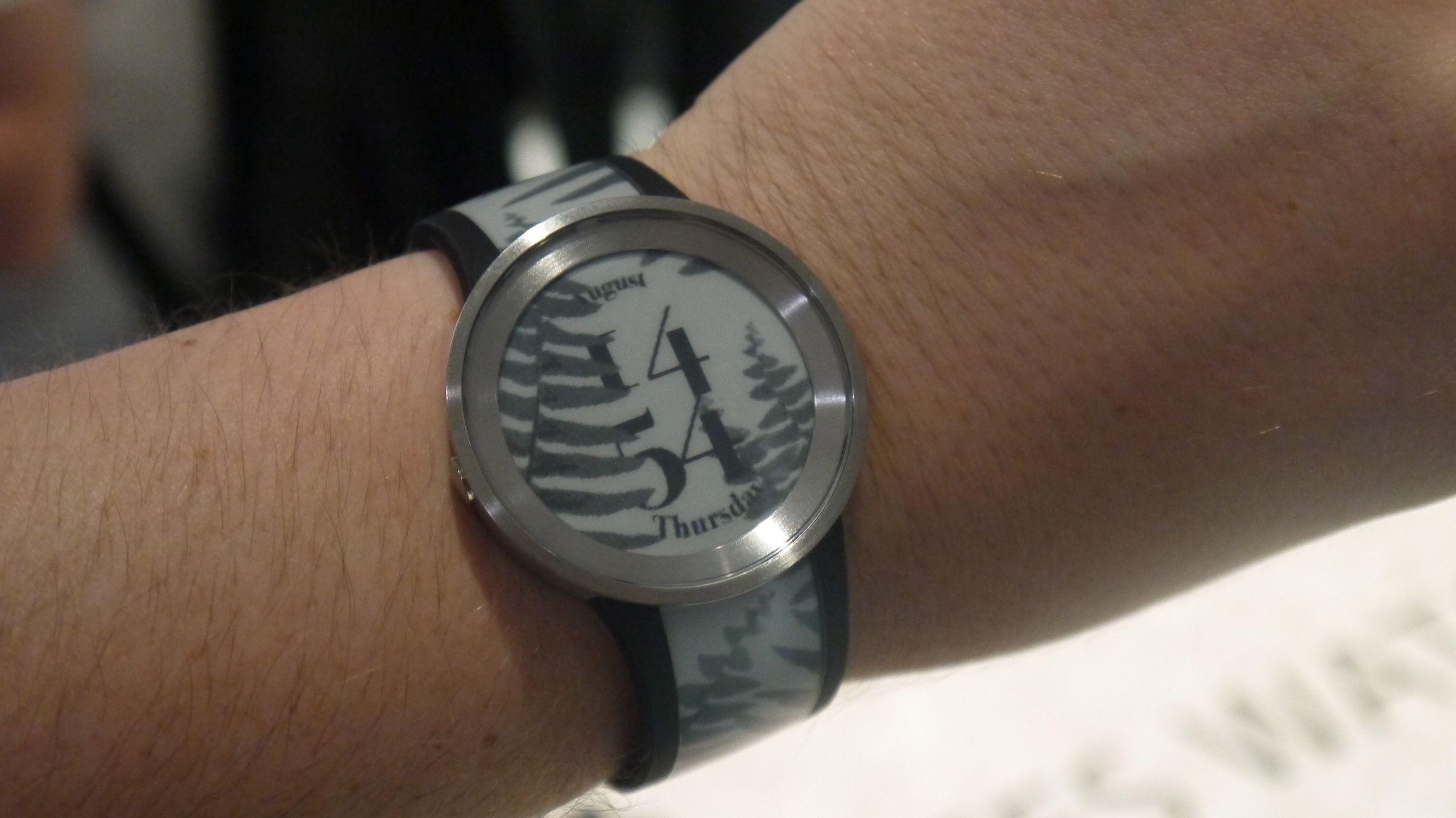 Esp32 E Ink Watch Sony Digital Electronic Paper Watch Hands On