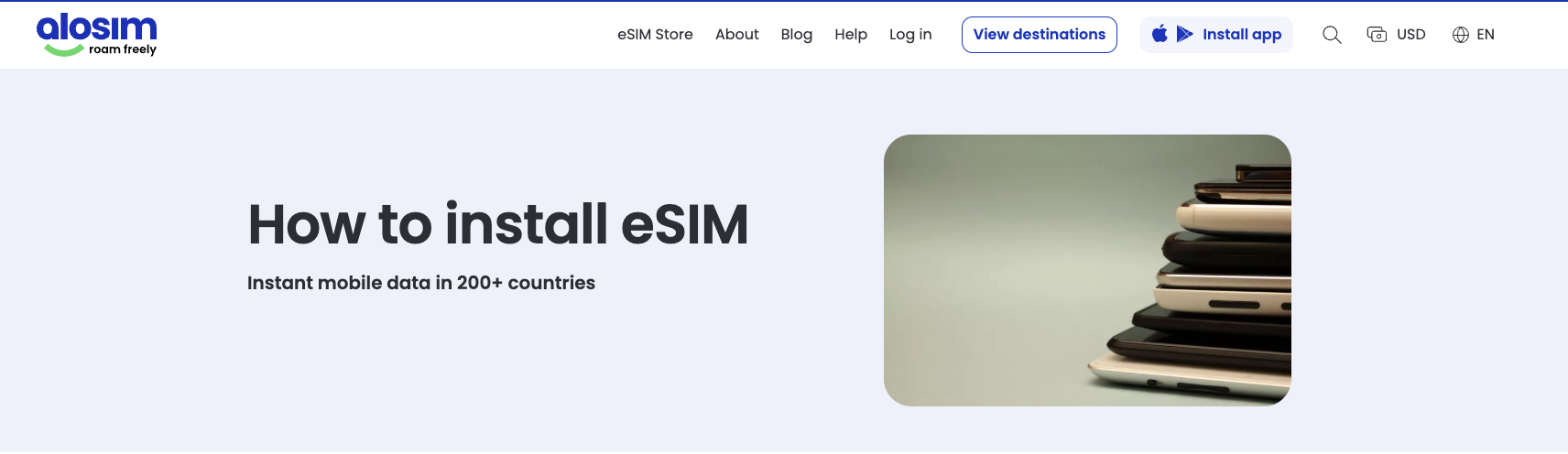 alosim how to install esim