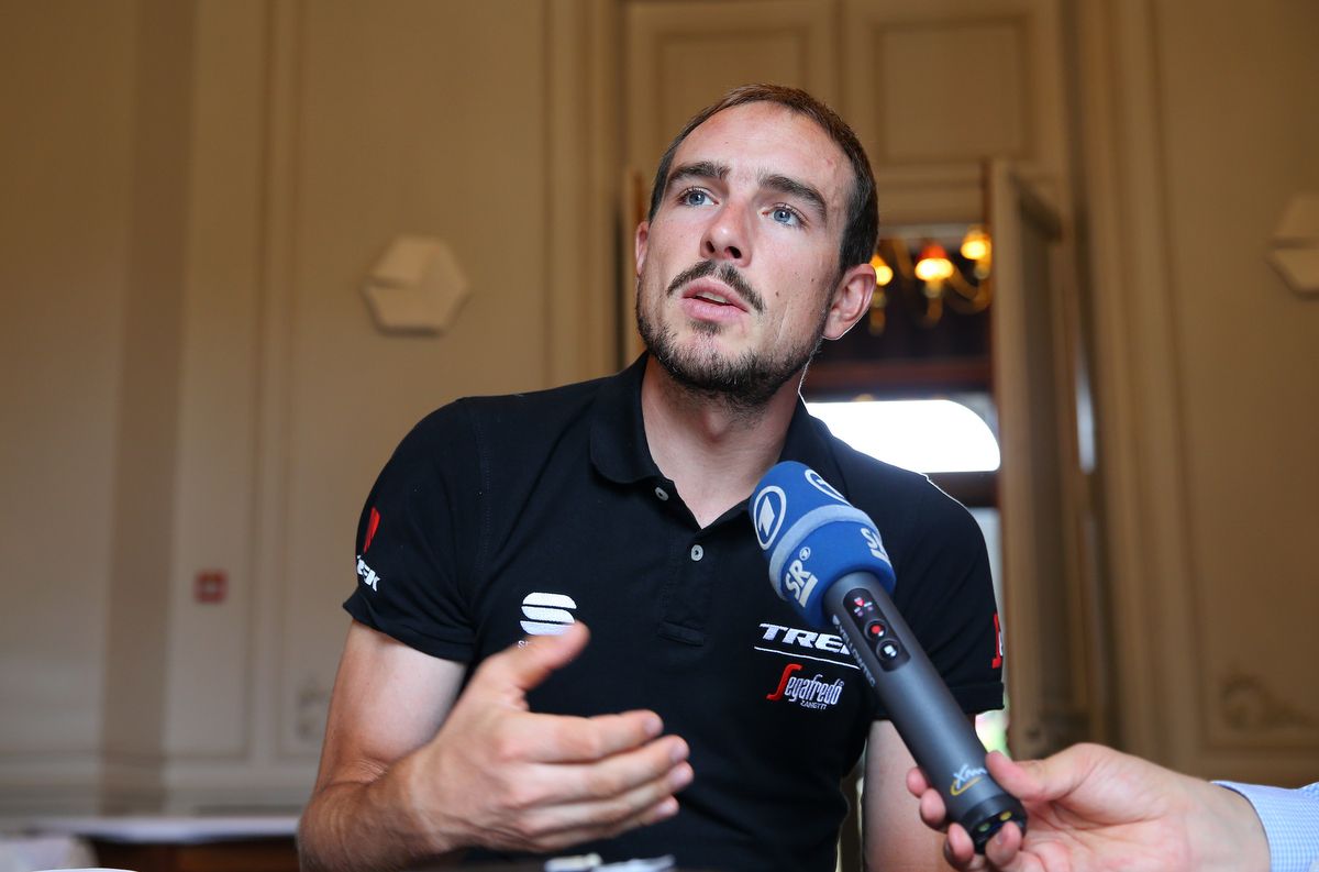 John Degenkolb (Trek-Segafredo) answering questions