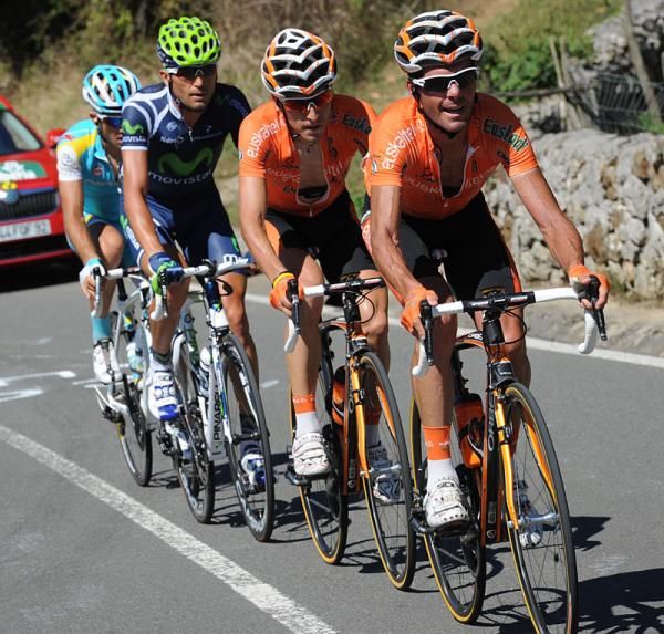 Gorka Verdugo fought all the day to help his leader Igor Anton to win