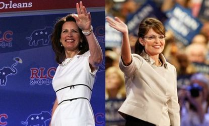 Rep. Michele Bachmann (R-Minn.) and Sarah Palin