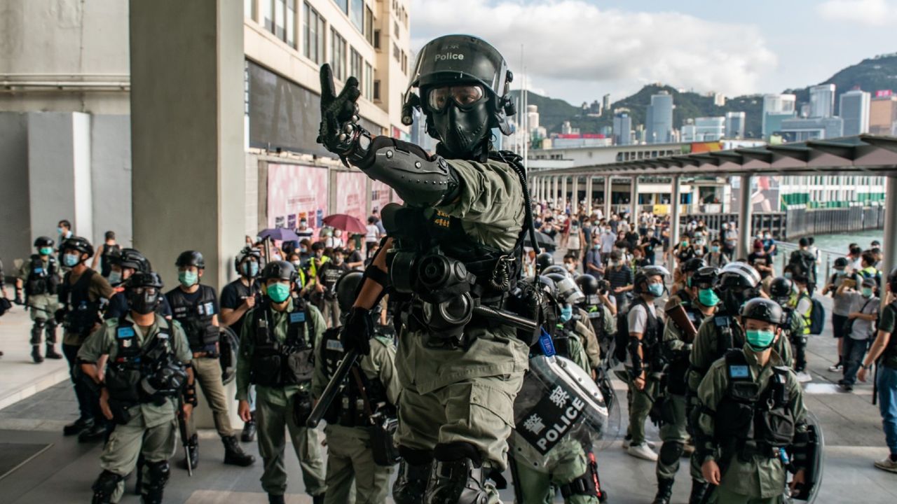 Hong Kong riot police