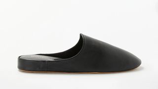 John Lewis Madrid Leather Mule Slippers