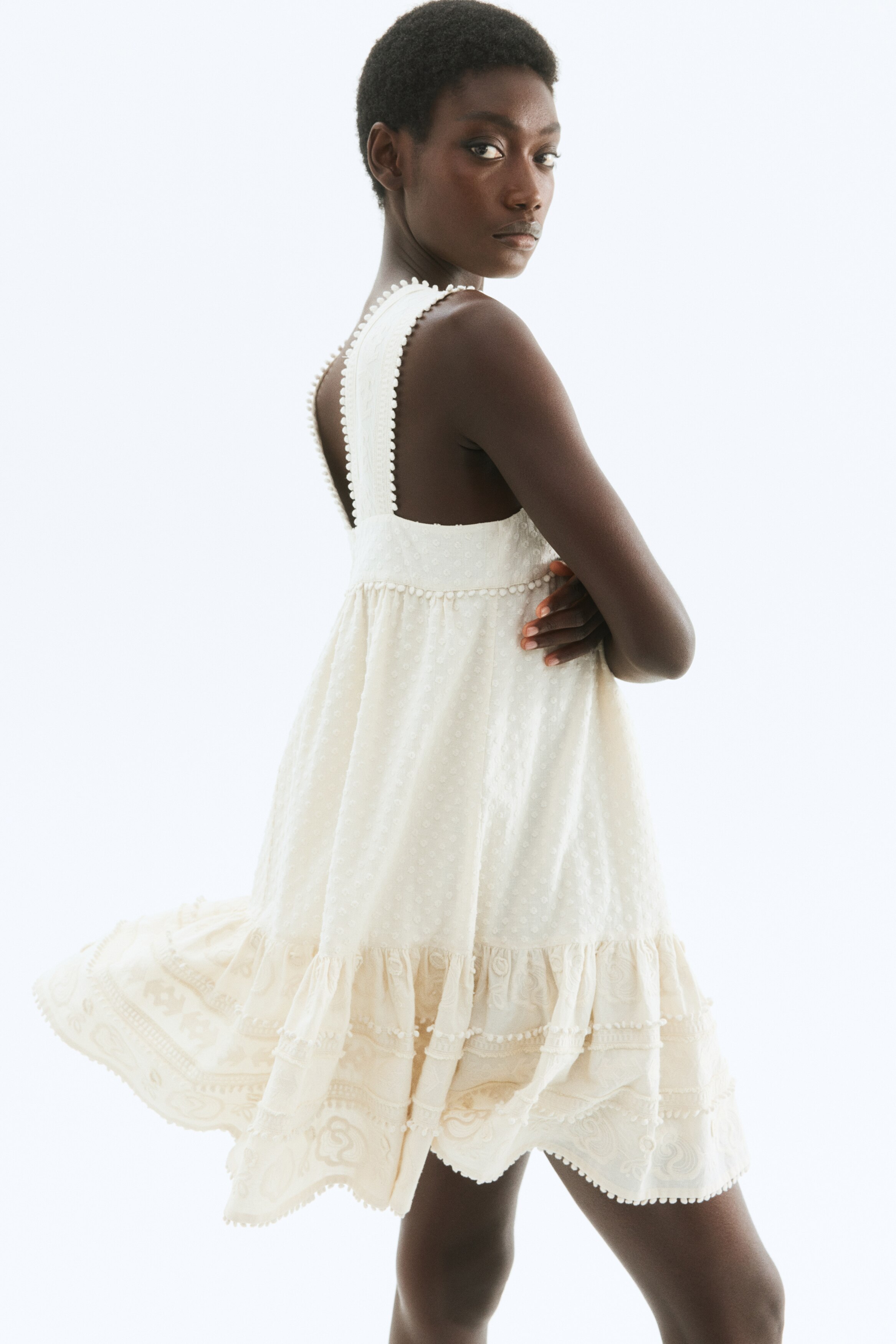 Embroidered Cotton Dress