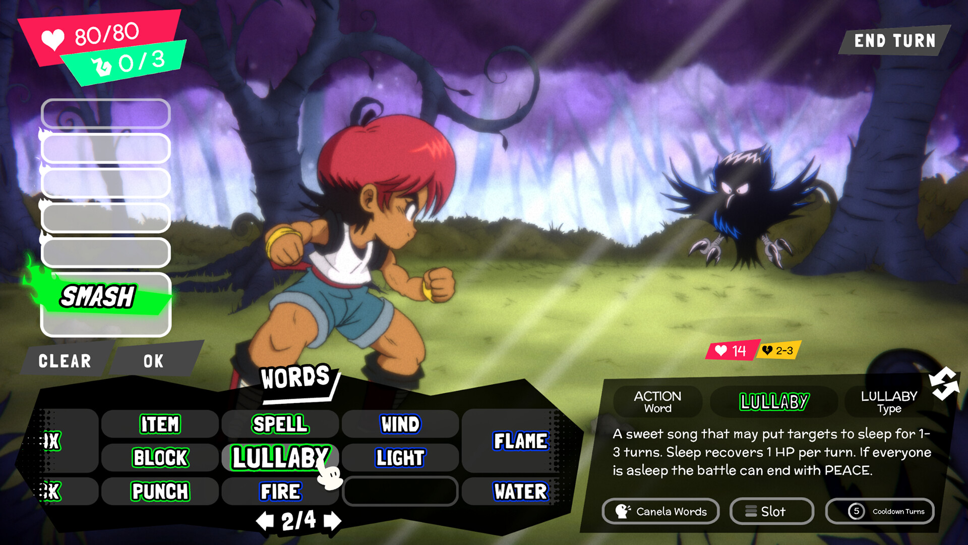 A screenshot of the upcoming RPG game, Wander Stars