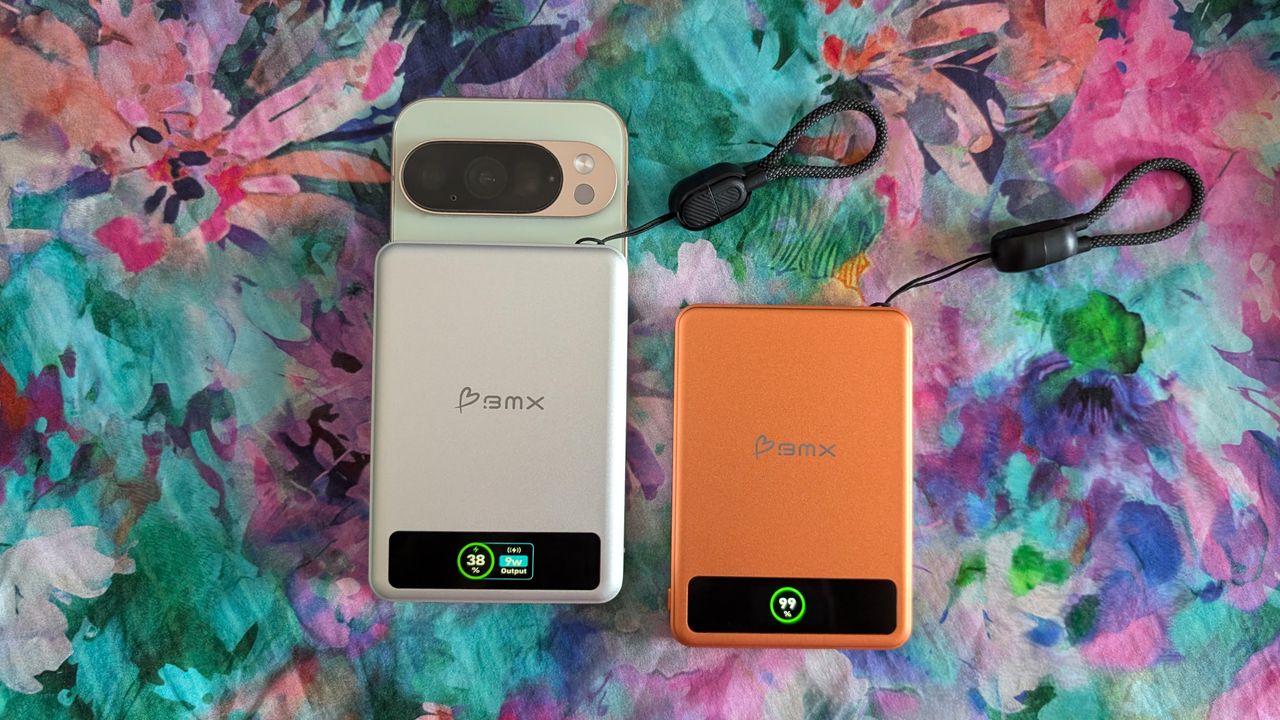 BMX SolidSafe 5K and 10K Solid-State Magnetic Power Bank with Qi2 and MagSafe support