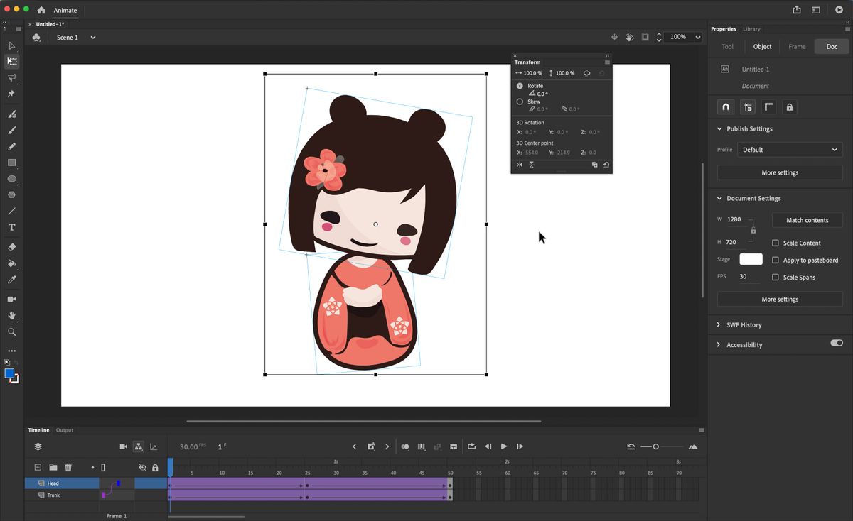 tools adobe animate dan fungsinya