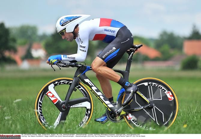Jan Barta (NetApp - Endura) was second fastest in the time trial