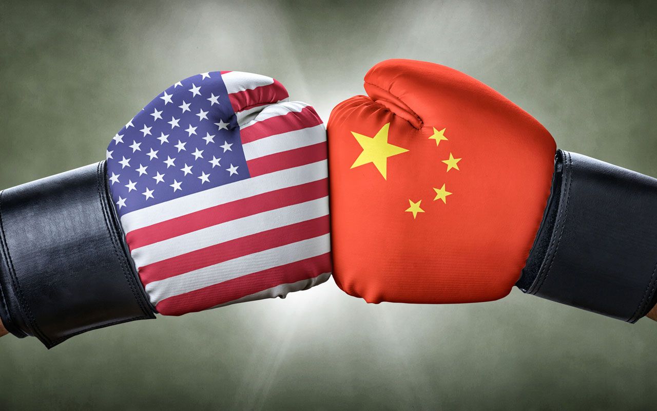 A boxing match between the USA and China