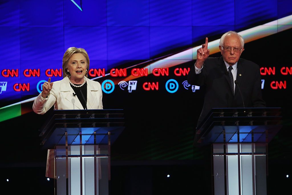 Hillary Clinton and Bernie Sanders trade barbs