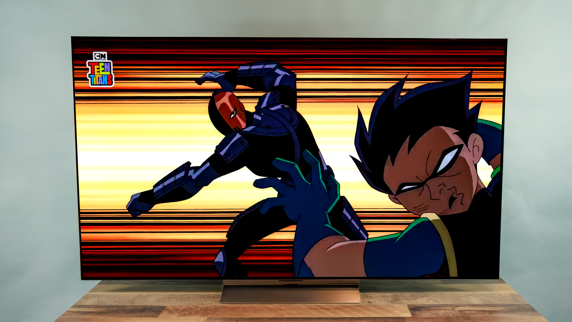 LG C6 OLED TV on a table