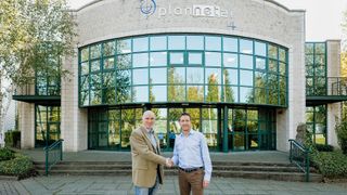 Conscia group CEO Erik Bertman pictured with PlanNet21 CEO Peter Carroll.