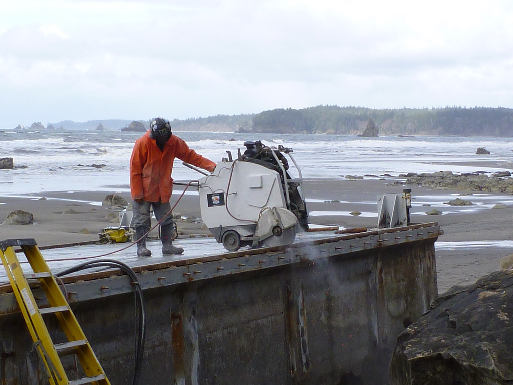 Japan tsunami dock