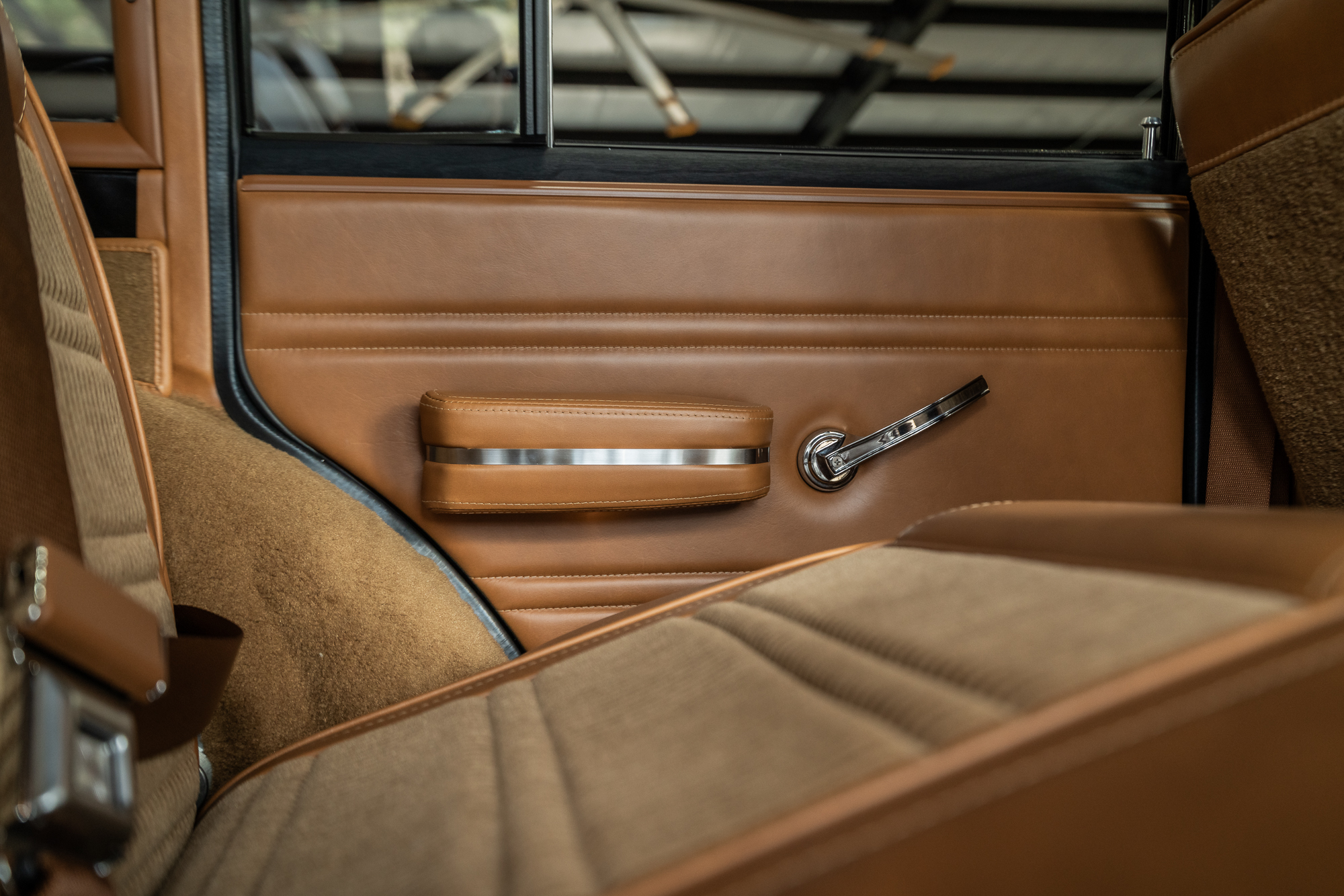 The entire interior is retrimmed and upgraded