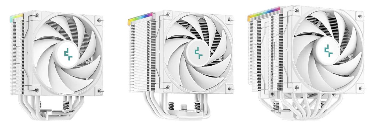 DeepCool CPU air coolers with digital displays