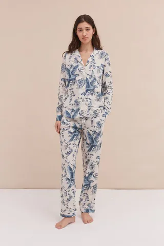 Desmond + Dempsey Print Pyjama Set