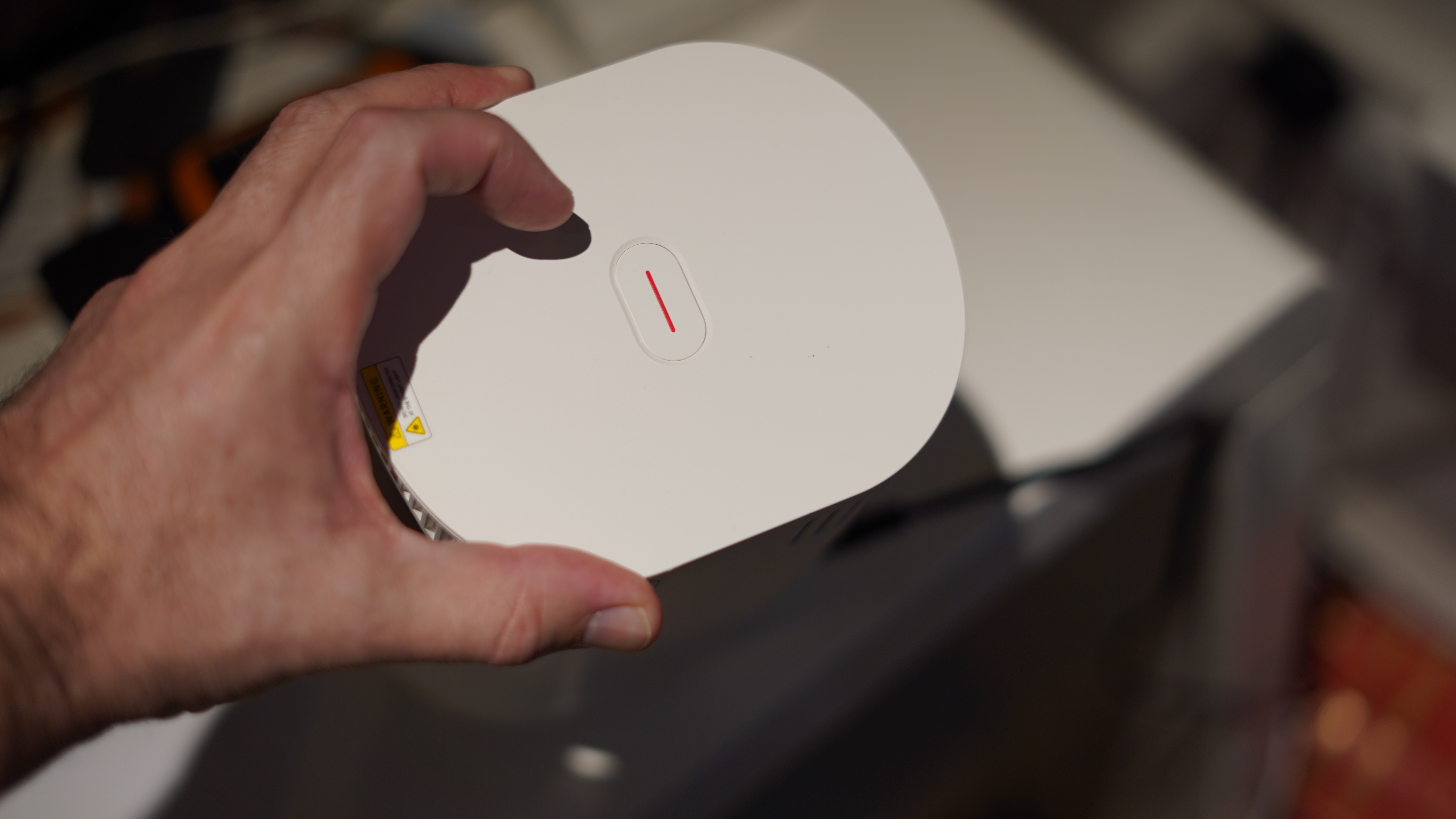 P6 projector power button