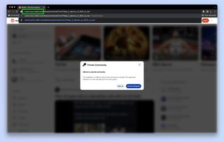 A screenshot showing how to view Reddit posts during the indefinite blackout