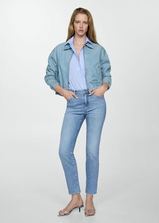 Slim Cropped Jeans 