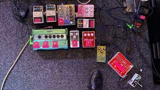 Sam Rushton's pedalboard