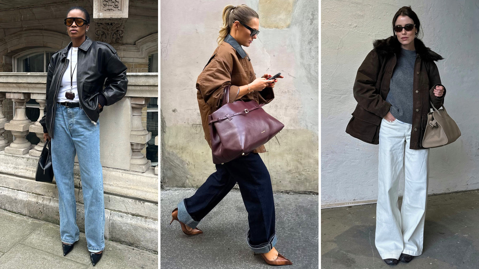 influencers wearing baggy jeans