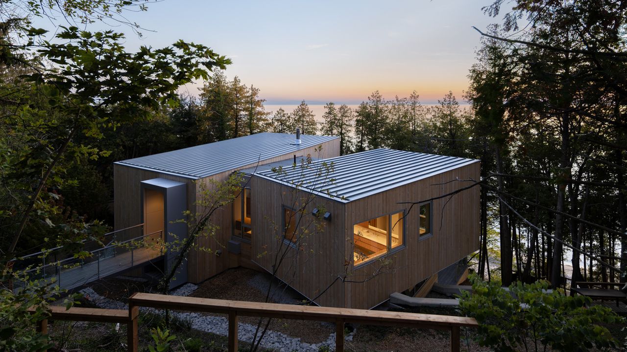 Peek inside a poetic Canadian residence on the shore's of Lake Huron designed by Omar Gandhi Architects
