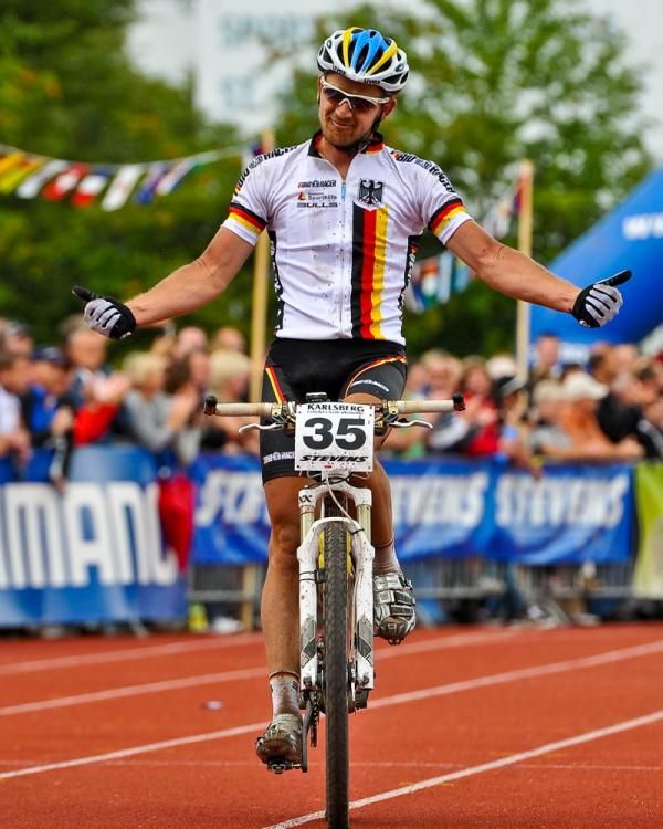 Karl Platt (Germany) finishes seventh.