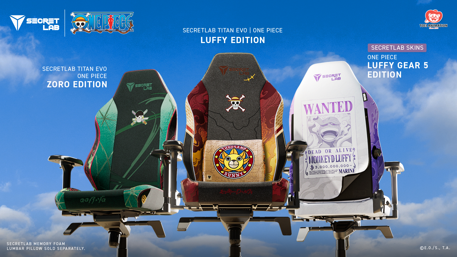 One Piece Titan Evo gaming chairs
