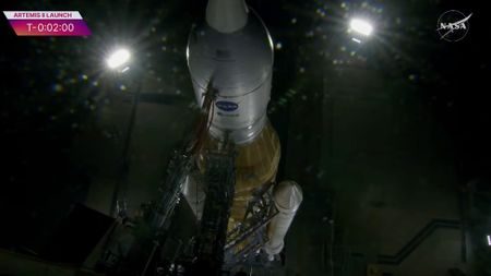 NASA completed the wet dress rehearsal for its Artemis 2 moon rocket on Feb. 19, 2026.