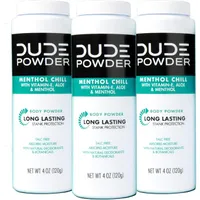 DUDE Natural Body Powder with Cooling Menthol &amp; Aloe: was $39 now $18 @ Amazon