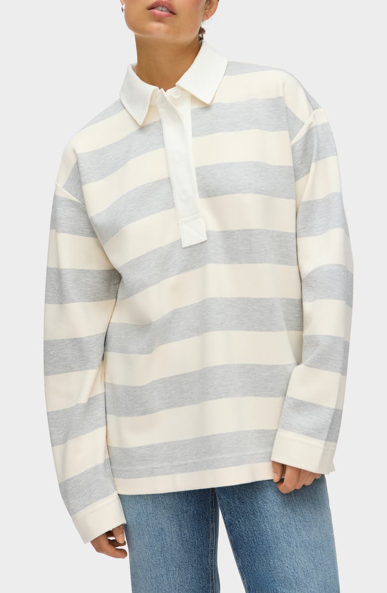 Joni Stripe Organic Cotton Blend Rugby Shirt