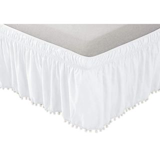 Pashun Ruffled Wrinkle Resistant Wrap Around Bed Skirt