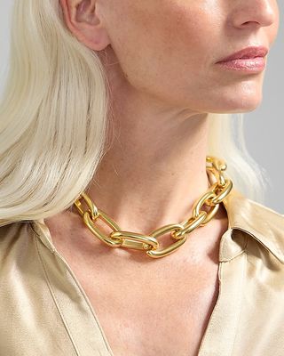 Metallic Chainlink Necklace