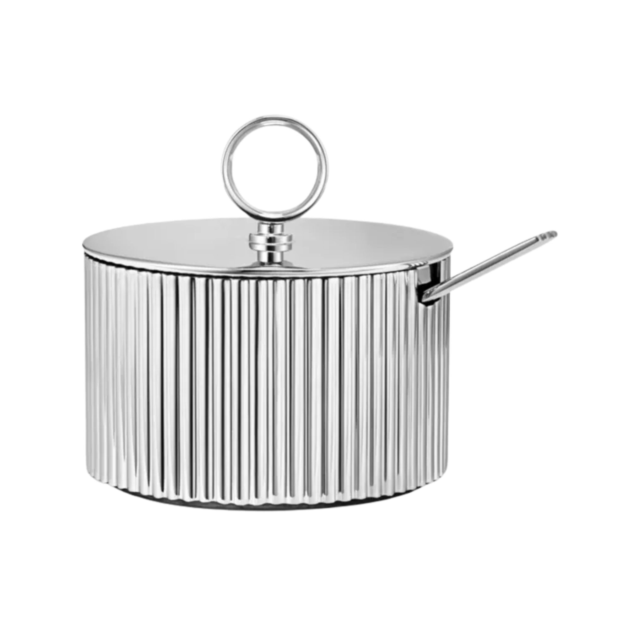 Georg Jensen Bernadotte stainless steel sugar bowl 