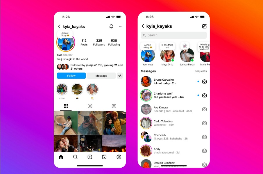Instagram is also preparing to let users display their Note on their profiles.