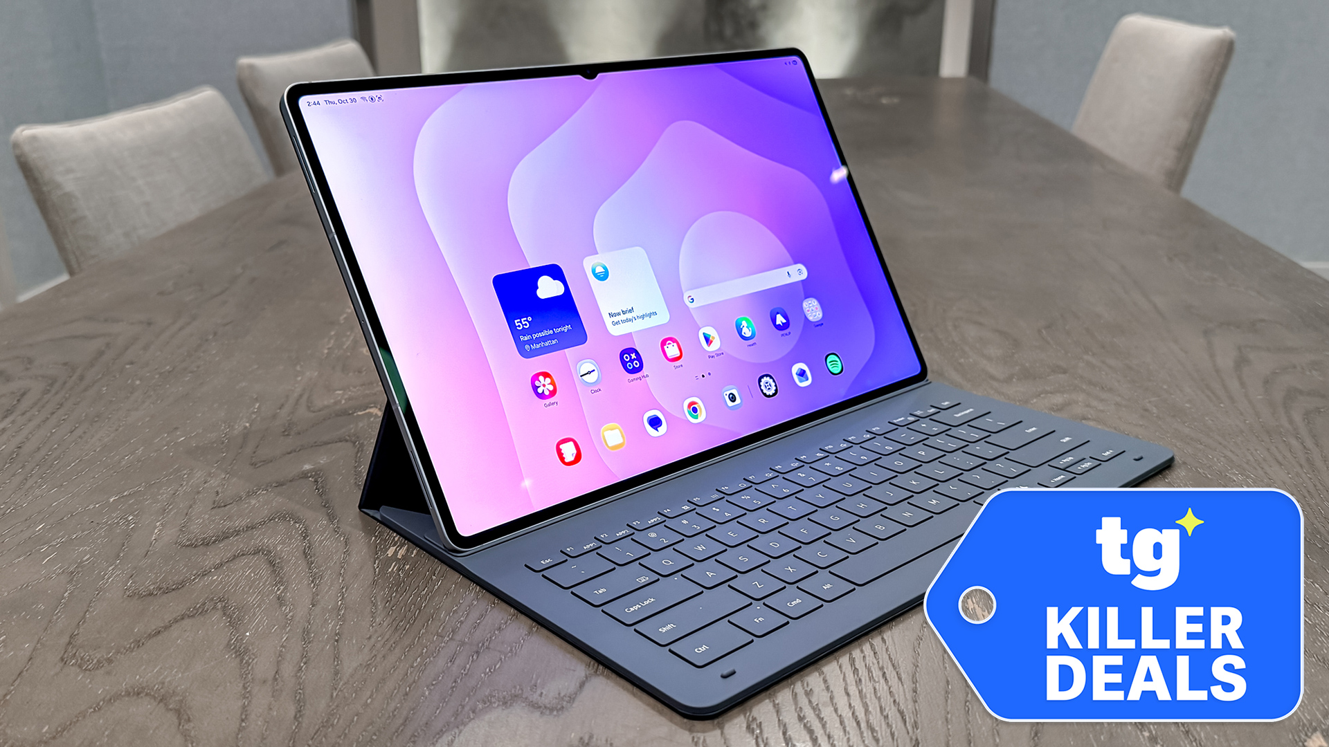 Samsung Galaxy Tab S11 Ultra with 'Killer Deals' badge overlaid