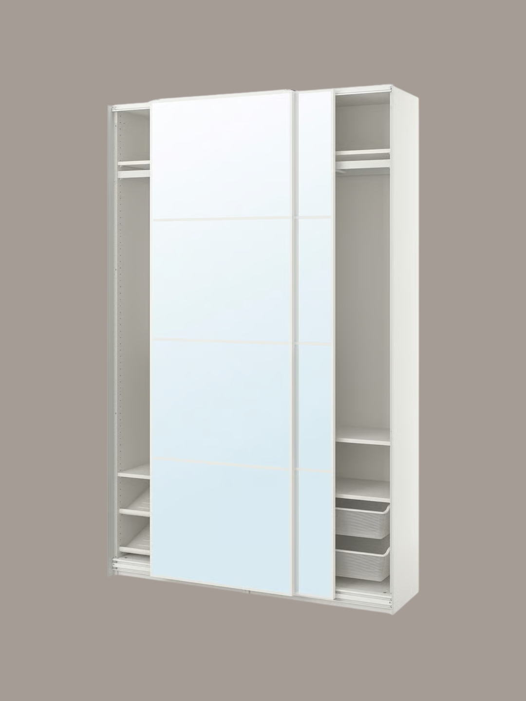 IKEA, Pax / Auli Wardrobe With Sliding Doors 150x43x236 Cm