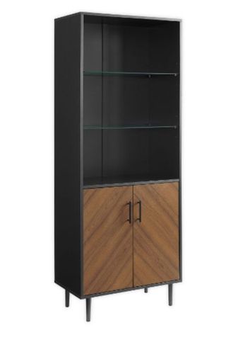 Forest Gate Modern Bookmatch Storage Hutch Bookshelf